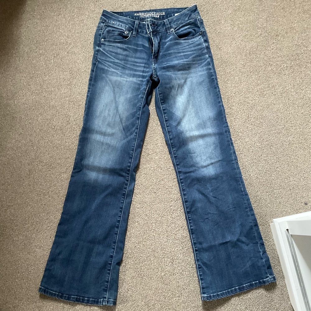 American Eagle Outfitters Women's Blue Flare Jeans